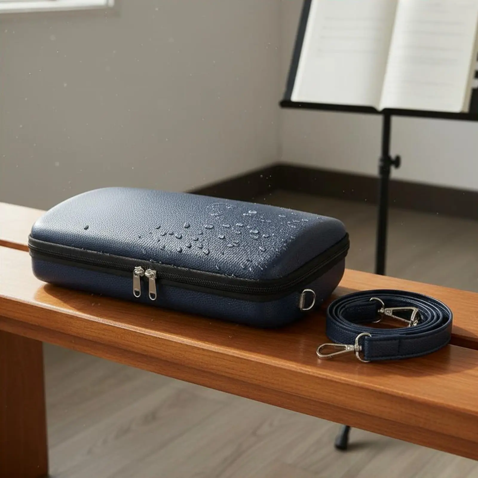 Clarinet Backpack Case Handheld Clarinet Gig Bag Music Gear Lightweight Velvet Softlined for Musicians, Travel, Practice