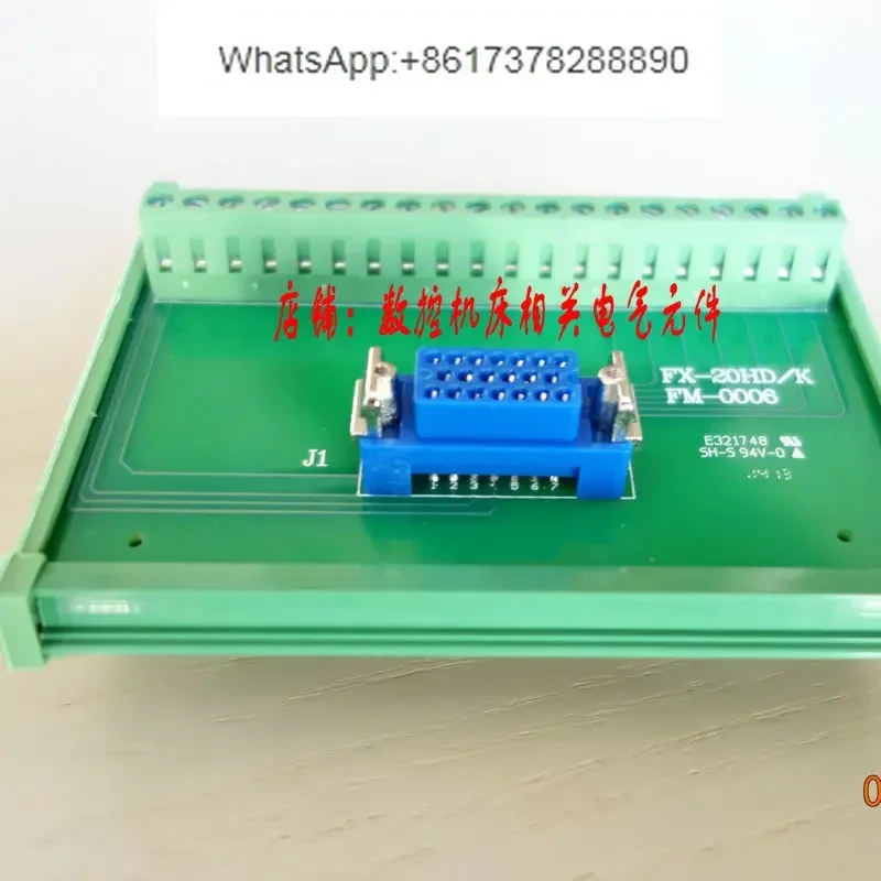 Bendo 20-core splitter terminal block FX-20HD/K, K2, FX-20HD/Z, pin hole type