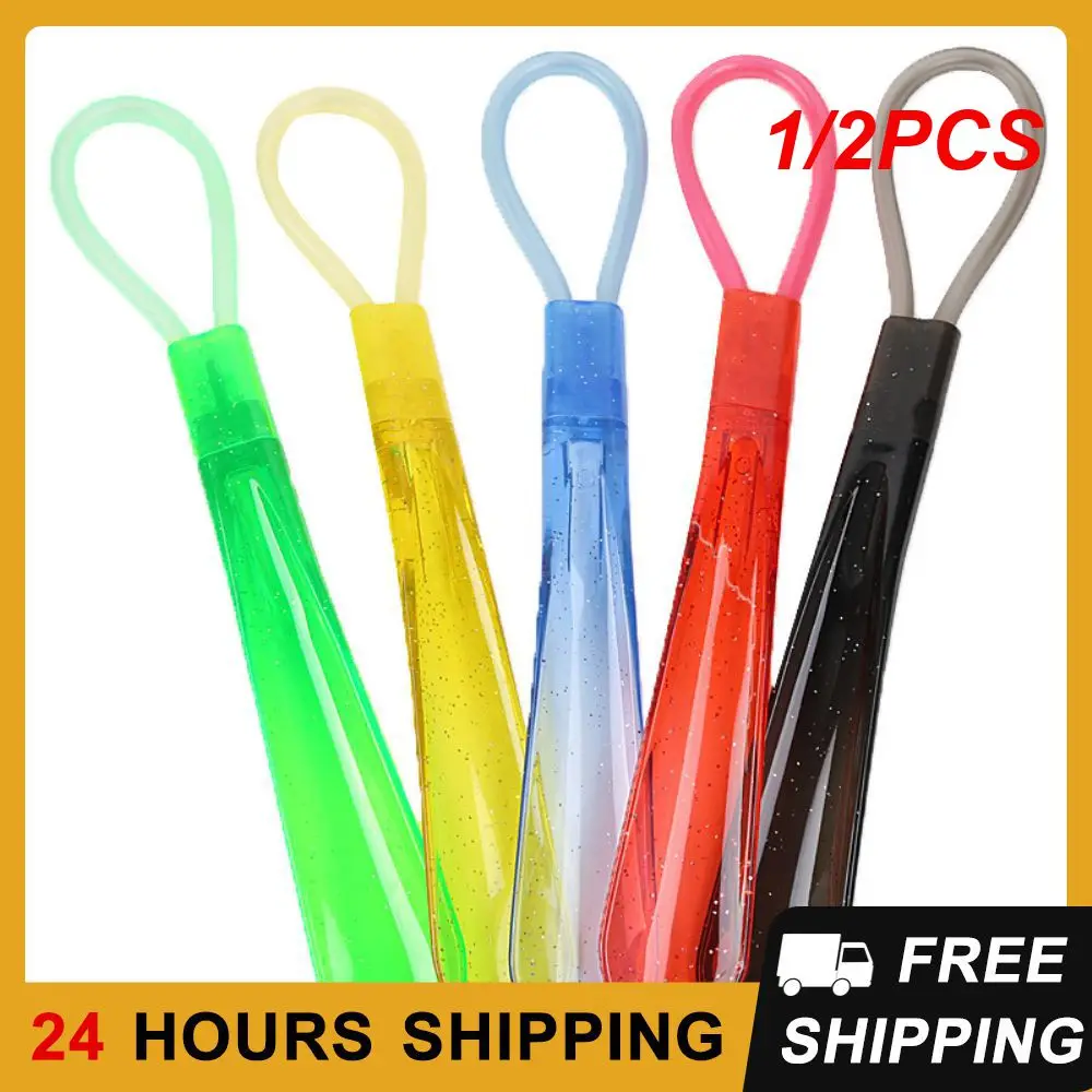 

1/2PCS Shoe Horn Easy On And Off Plastic Shoehorn Shoe Sturdy Sleep Shoe Wearing Device Flexible Colorful Shoe Lifting