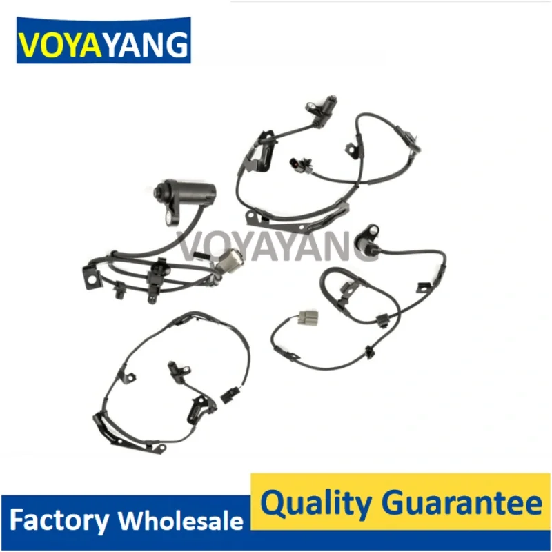 New 4PCS for Mitsubishi Triton L200 Pajero MN102573 MN102574 MN102577 MN102578 Front Rear Right/Left ABS Wheel Speed Sensor
