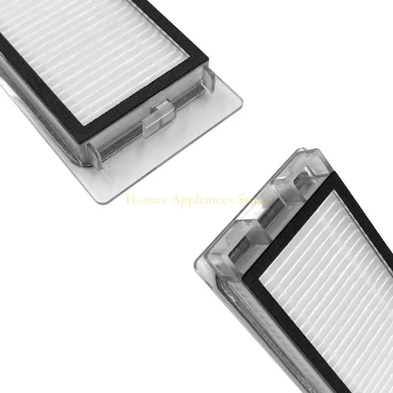 D0AB 2/4 أزواج HEPA المرشحات الملحقات تنظيف الفراغ بديل لتنظيف الأسرة للمنظفات الفراغية الروبوت P10