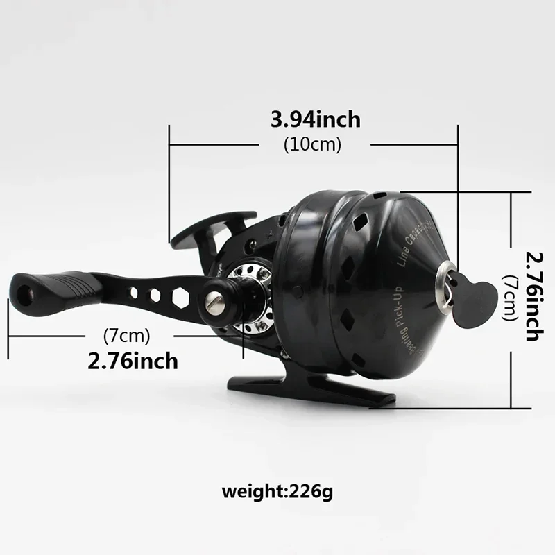 High Quality HYB30 Outdoor  Fishing Reel Stainless Steel Metal Spinning Reel Fishing Accessories Fishing Tools 3.6:1 55m