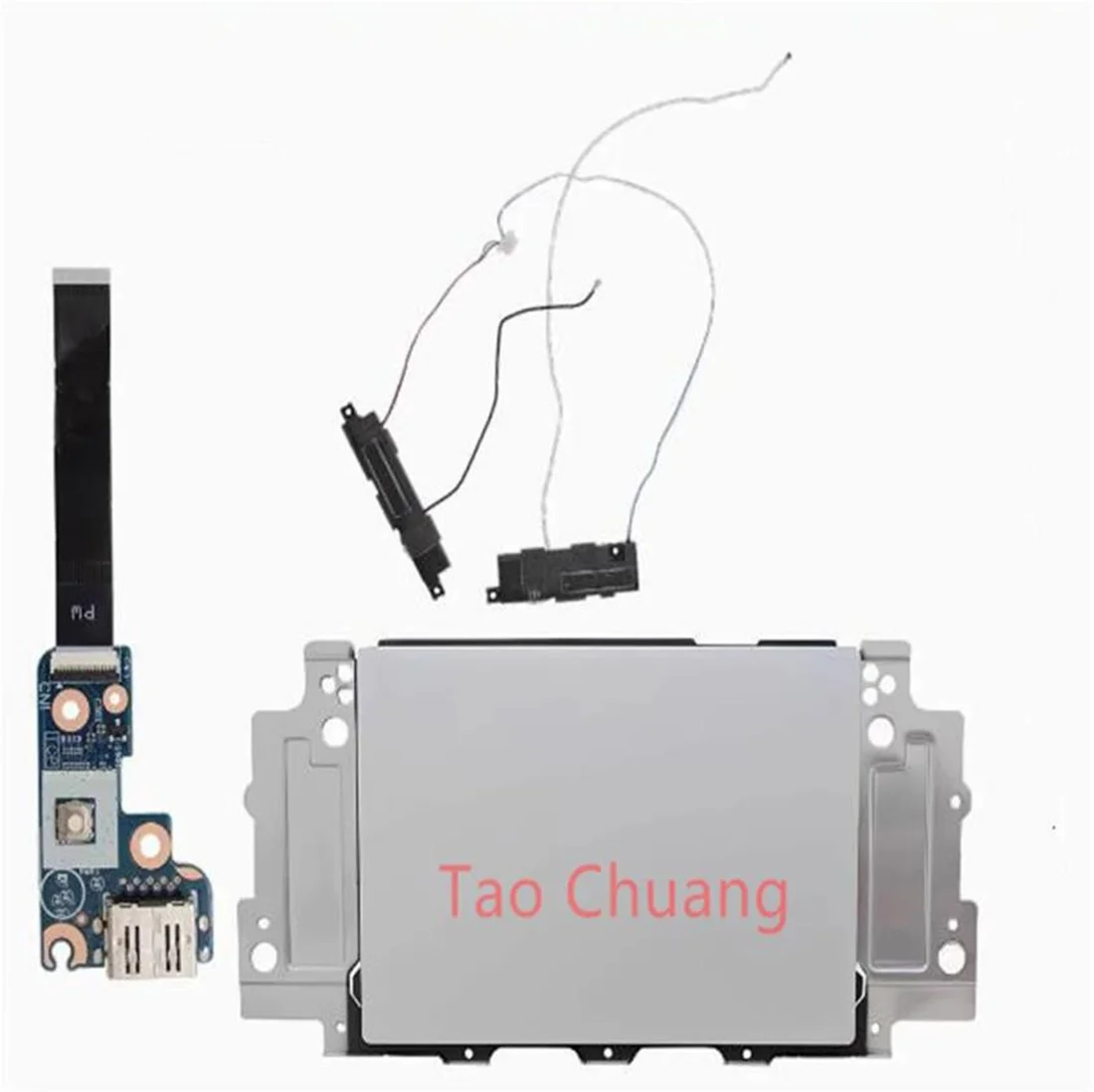 FOR Dell Inspiron 14 Plus 7430 7435 touchpad with built-in speakers, USB switch button board