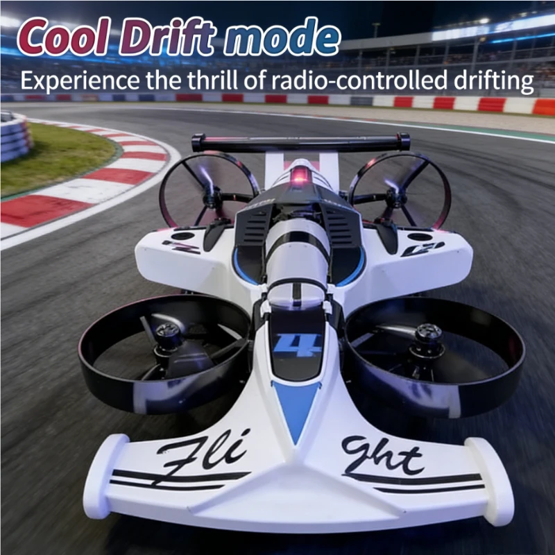 

Land Air Dual RC Quadcopter 2-IN-1 Drone and Car 2.4G Remote Control 360 Rotation Headless Mode Electric Aircraft