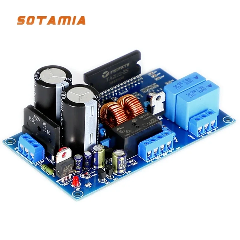SOTAMIA TA2022 Power Amplifier Audio Amp Board Sound Amplificador Class T HiFi Stereo Home Desktop DIY Amplifier 90Wx2