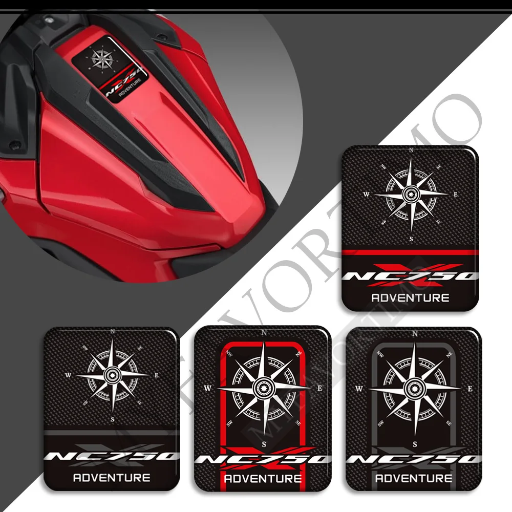 لهوندا NC 750X NC750X 2021 2022 دراجة نارية حامي خزان الوسادة TankPad الوقود النفط عدة الركبة ملصقات الشارات عدة
