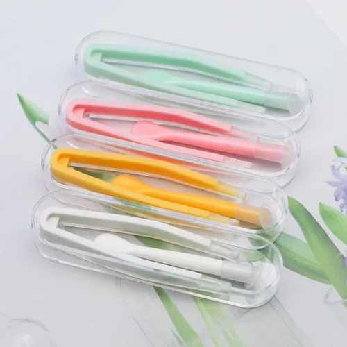 Pinzas y Palo de succión para lentes de contacto, herramienta especial, removedor de insertador, Mini caja de lentillas, Multicolor