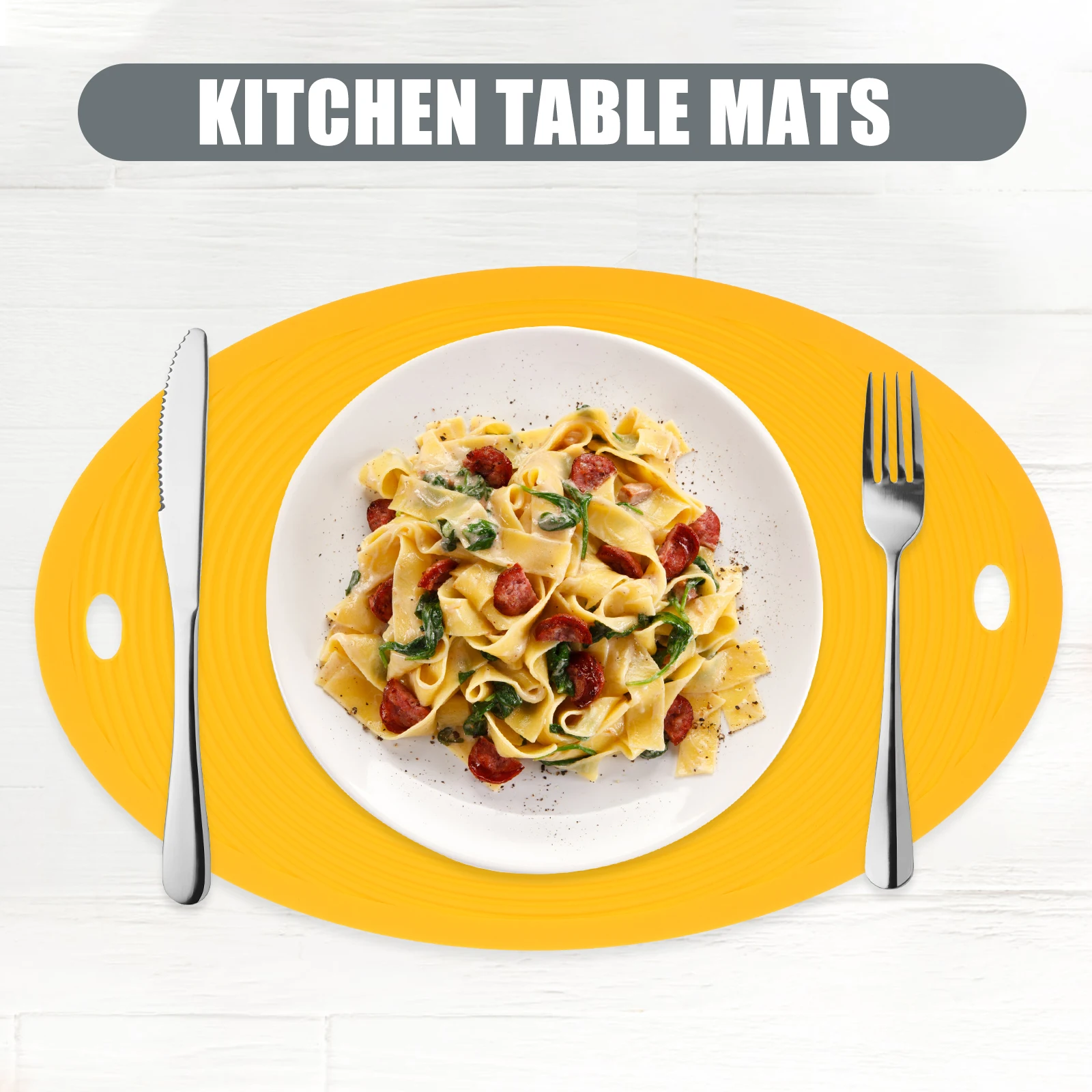 

2Pcs Silicone Heat Insulation Pad Cup Mat Fondue Pot Kitchen Gadget Trivets Hot Dishes Supply Holders Table Mat