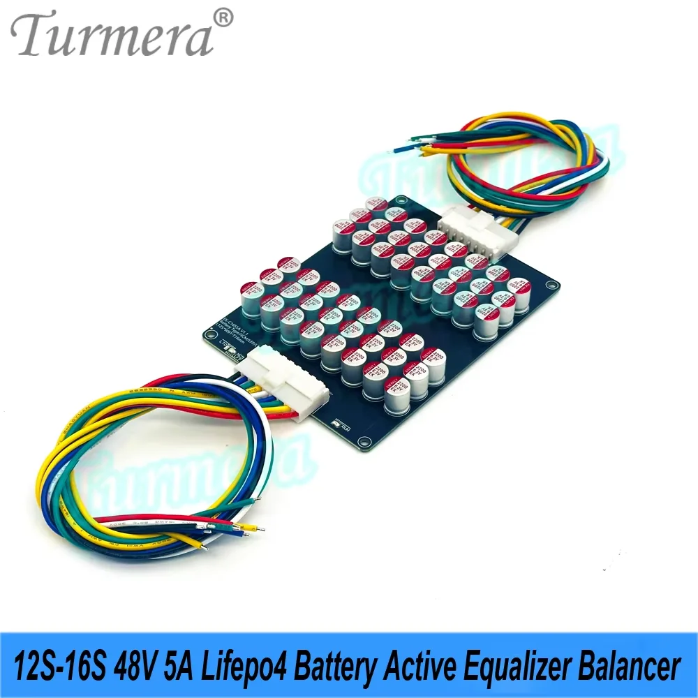 الكركم 4S 12V 8S 24V 16S 48V 5A موازن المعادل النشط لبطارية 3.2V 105Ah 200Ah 280Ah 320Ah Lifepo4 لتقوم بها بنفسك استخدام النظام الشمسي