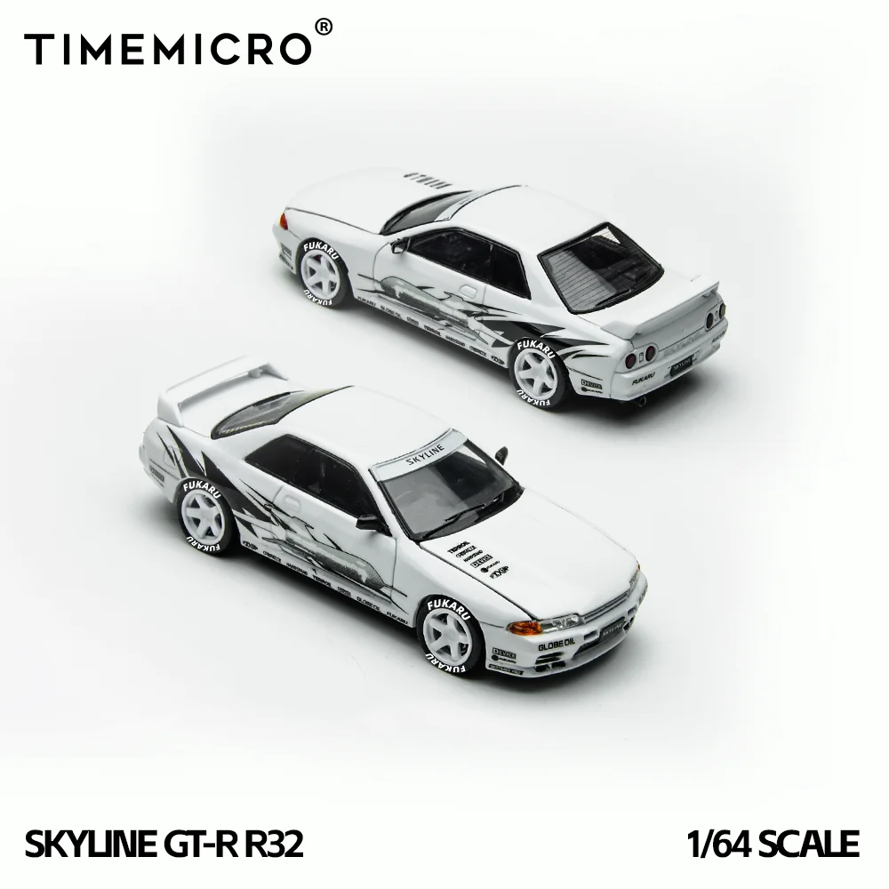 

* Предварительный заказ*TIME MICRO 1:64 Skyline GT-R R32 Модель автомобиля из сплава для хобби, коллекционных предметов и дисплея * Подарок