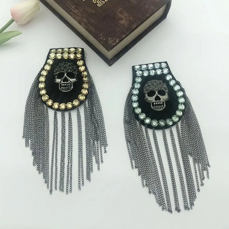 

Череп epaulet Tassels на плеча