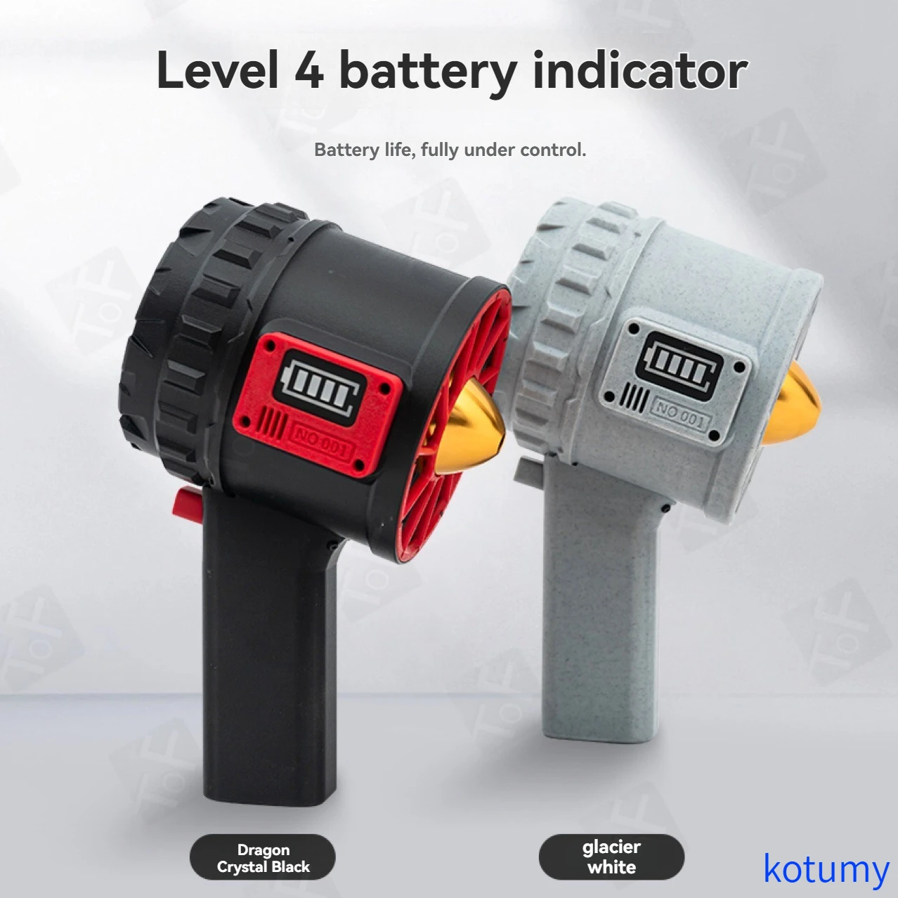 

KOTUMY 2nd Gen Handheld Fan 90MM Air Blower Portable Car Water Dryer Snow Remover Mini Electric Fan