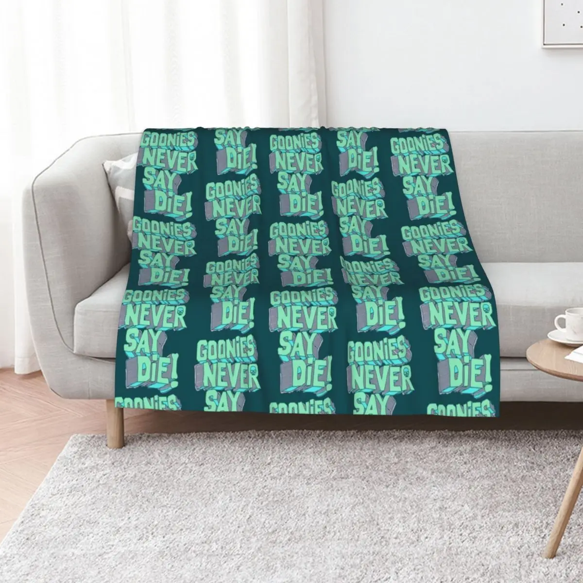 

goonies naver say die Throw Blanket Decorative Beds for sofa Stuffeds Moving Blankets