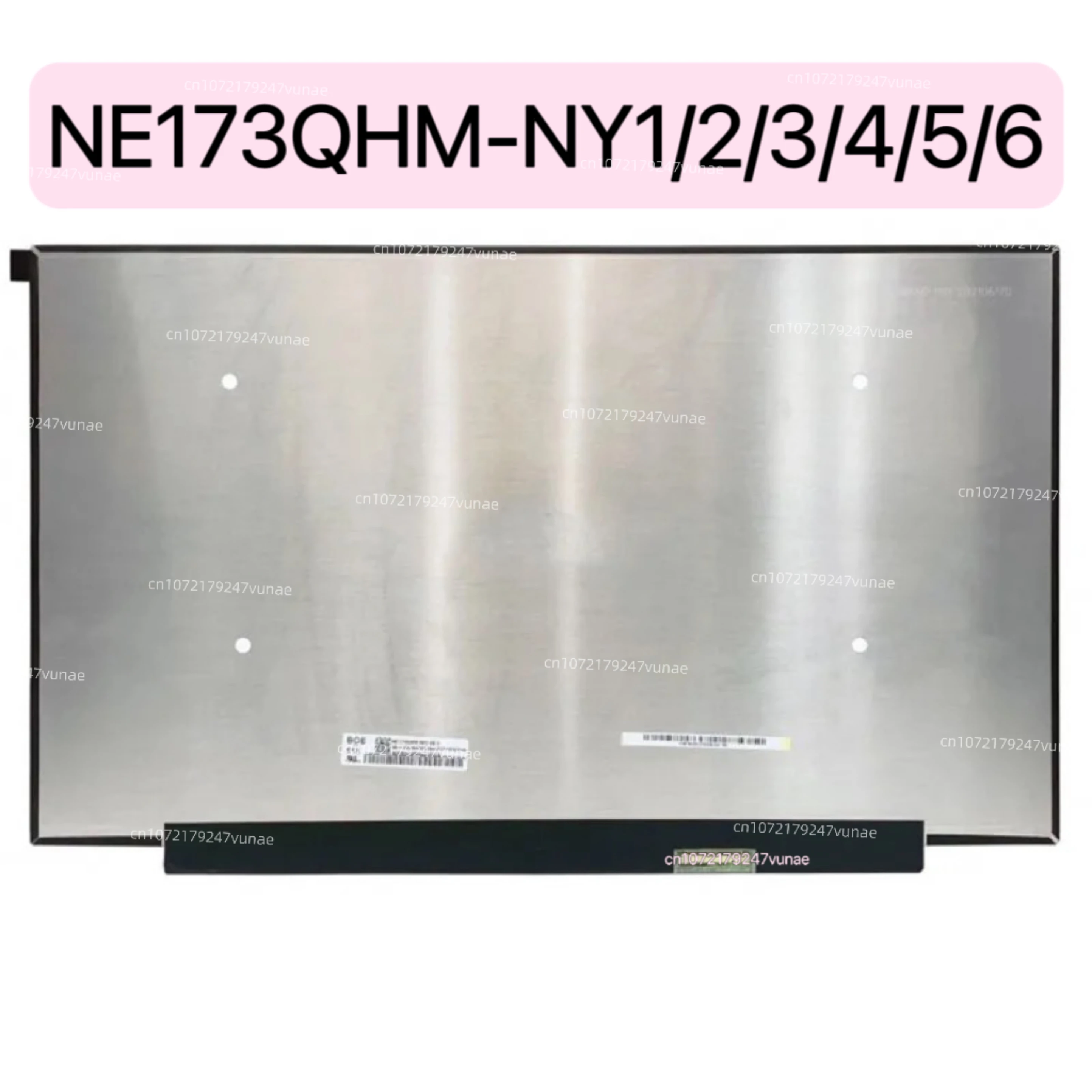 17.3 Inch Slim LCD NE173QHM-NY1 NE173QHM-NY2 NY3 NY4 NE173QHM-NY5 NY6 NY7 Laptop Screen 100%sRGB 165Hz 2560x1440 QHD 40Pin EDP