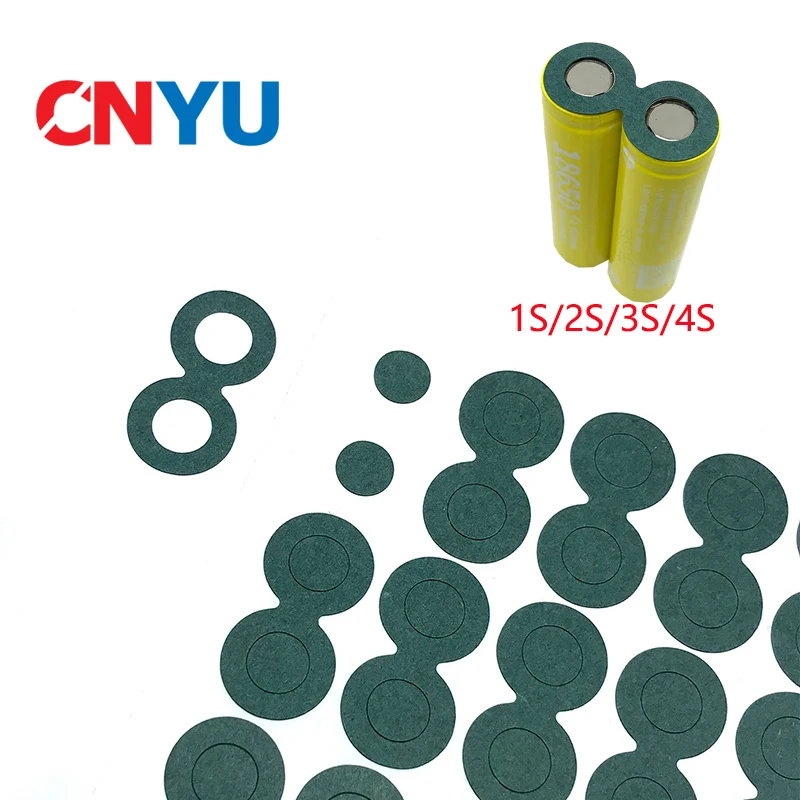 1S/2S/3S/4S 18650 Li-ion Battery Insulation Gasket Pack Cell Barley Adhesive Paper Glue Fish Electrode Insulated Pads