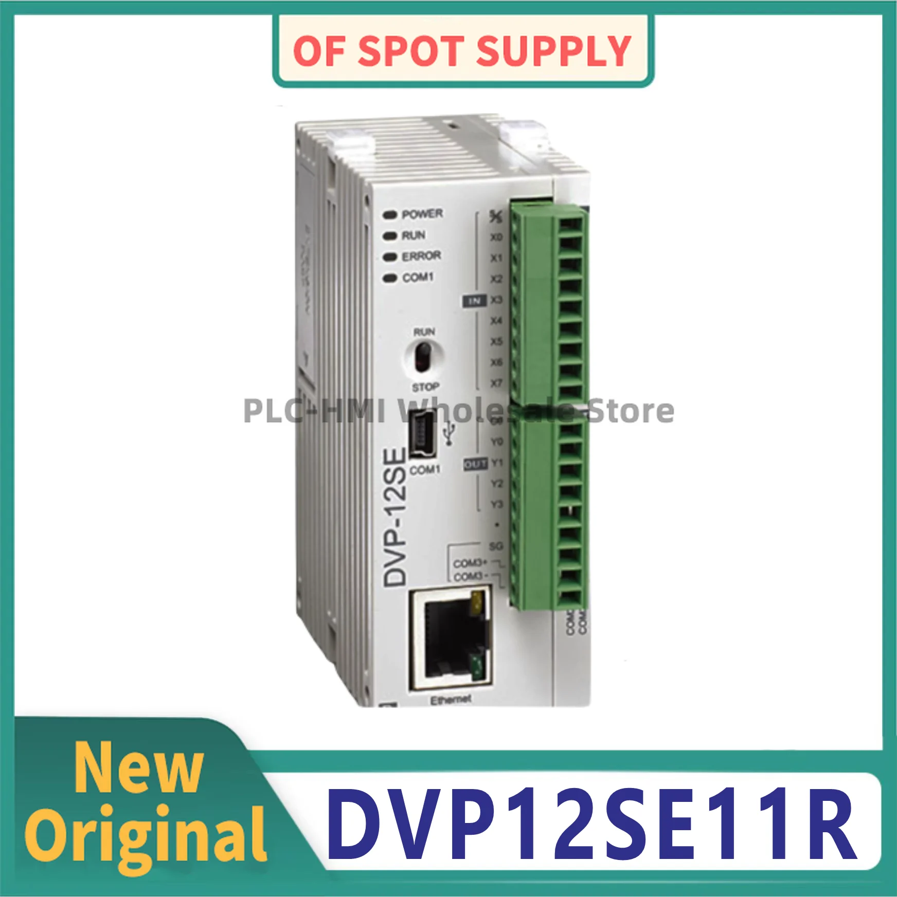 Módulo de Potencia PLC Delta Original DVP16SM11N DVP12SE11R, Controlador Programable