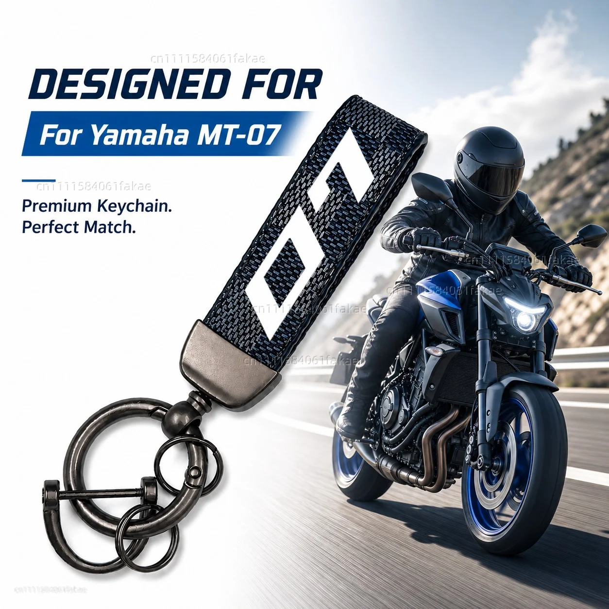 For Yamaha MT-07 MT07 MT 07 FZ07 2014-2024 2023 2022 2021 Motorcycle Keychain Custom Logo Gift for Rider Men Women