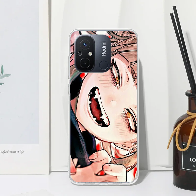 Himiko Toga Waifu Anime MHA Phone Case For Xiaomi Redmi 12C 12 10C 10A 10 9C 9A 9T 9 8A 8 7A 7 6A 6 Pro K70 K40 K20 Fundas Back