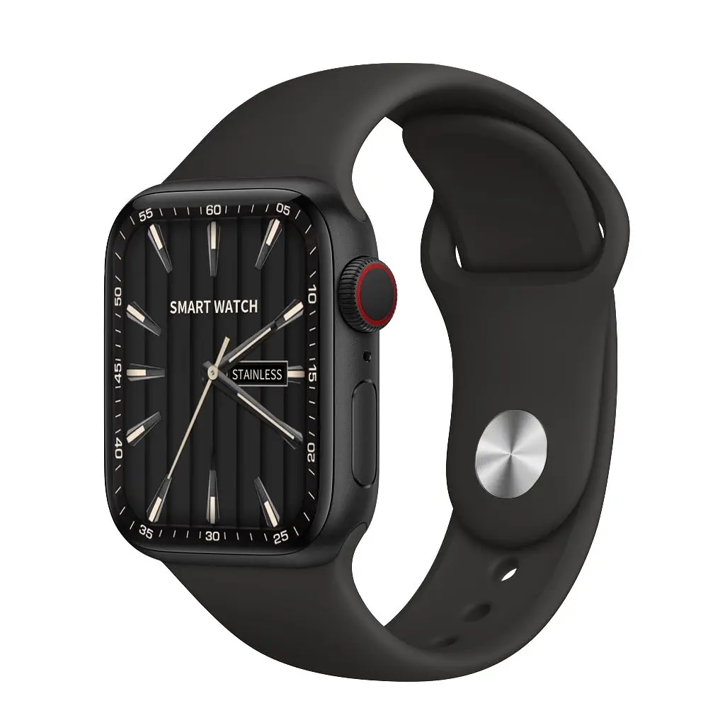 BDI Extremely Narrow Edge Large Screen Smartwatch Sleek Smartwatch with Full-Screen Touch & Bluetooth Call Support: Zinc Alloy