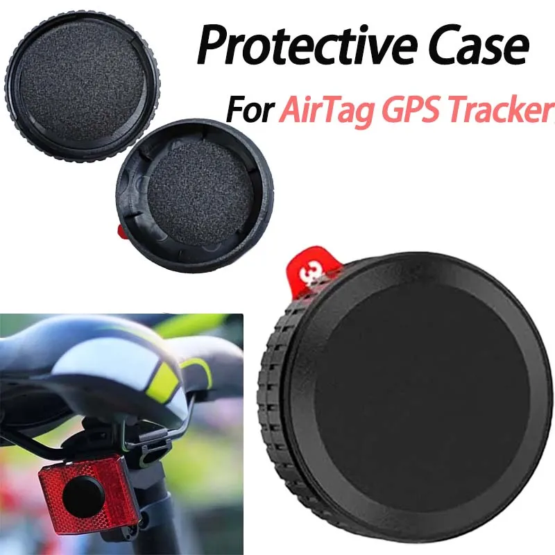 1pc Adhesive Anti-Fall Airtag Protective Case Latest Model Positioning Anti-Lost Adhesive Airtag Protective Cover