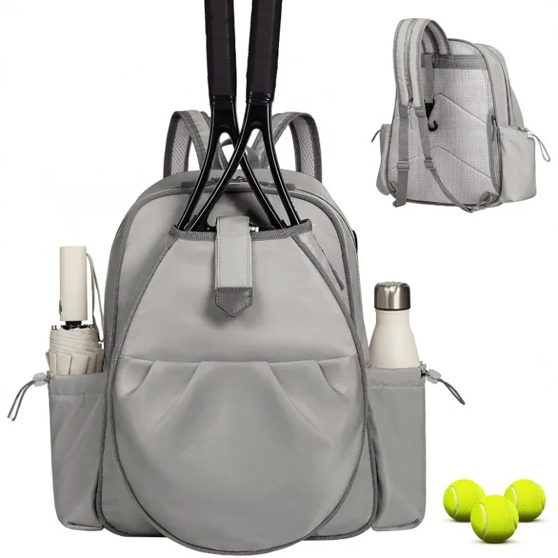 

New women's tennis bag, waterproof tennis sling crossbody bag can hold 2 racquets tennis racket bag