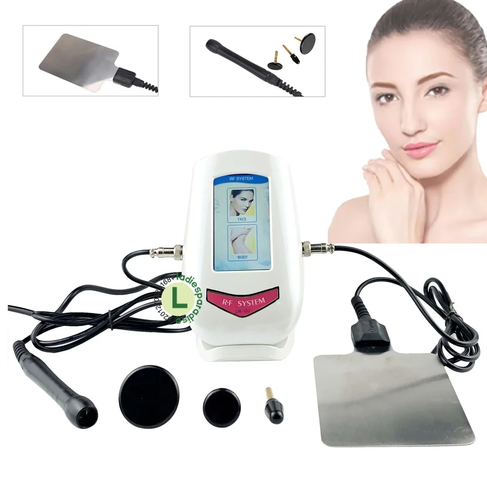 أحادية القطبية RF بالسعة تردد الراديو جهاز للعناية بالوجه رفع الجلد تشديد المضادة للتجاعيد تجديد العين الوجه الجسم مدلك #3