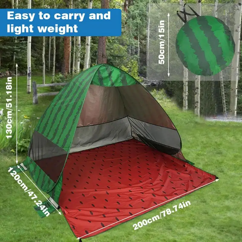 

Beach Tent 200X165X130CM Pop-up Automatic Opening Anti-ultraviolet Full Shade Tent Family Ultralight Folding Tent Travel Camping