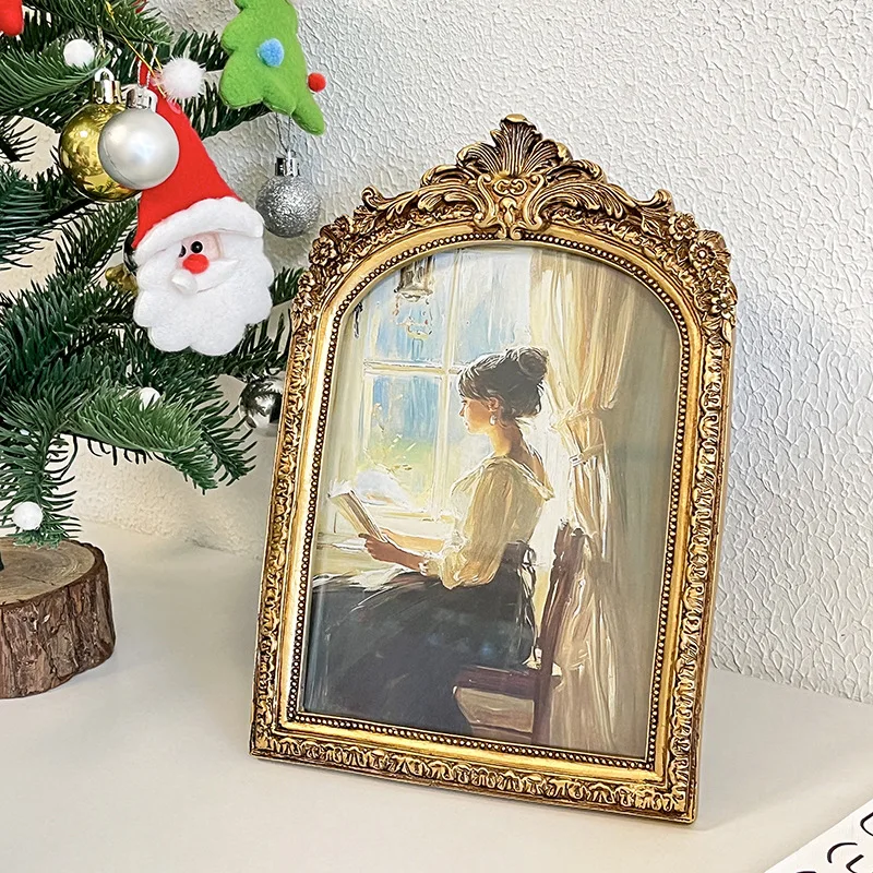 Cutelife Nordic Resin Wall Photo Frame With Art Home Decoration Retro Picture Frame Vintage Imitation