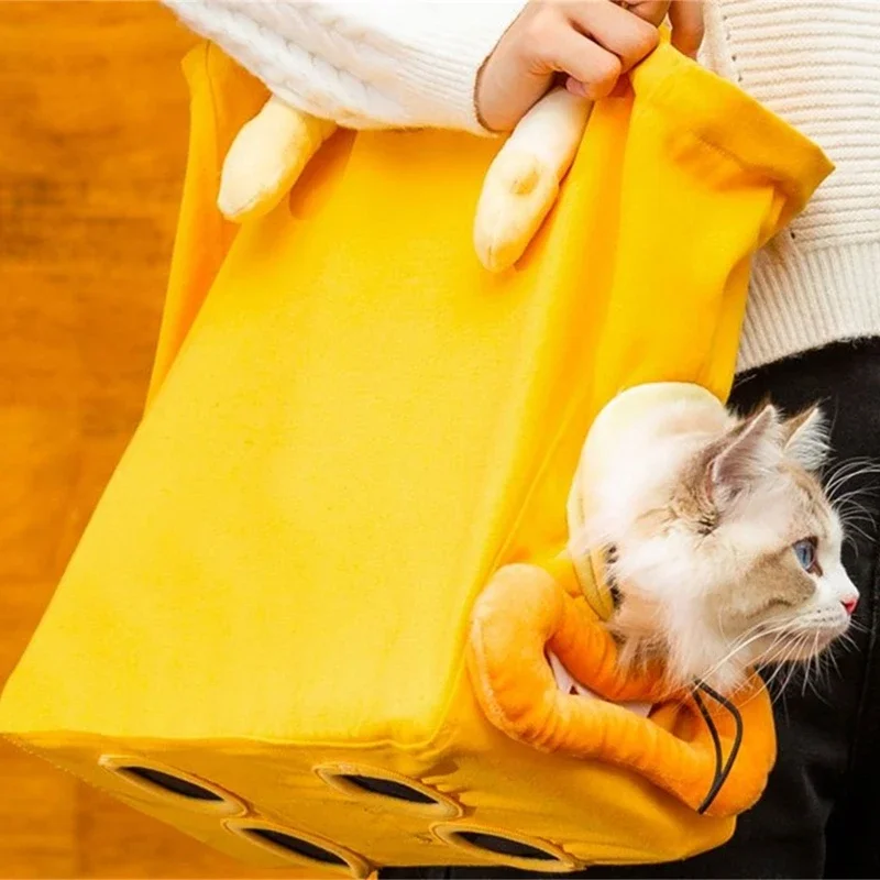 

Walking Bag Legs Out Pet Shoulder Bag for Cats Outdoor Travel