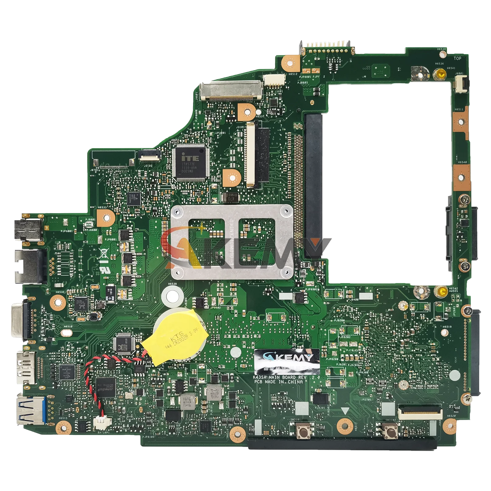 Материнская плата K43SA для ноутбука ASUS K43SM K43SJ K43SD K43S A43S X43S K43SV, материнская плата для ноутбука в наличии, 100% тестирование, ОК, быстрая доставка