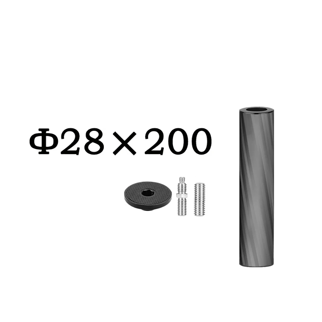 Mid-Axis Carbon Fiber Einbeinstativ Pole Zubehör Stativ Center Shaft Verlängerung Stange 3/8 zoll Loch SLR Kamera Stabilisator Griff grip – Detail 16