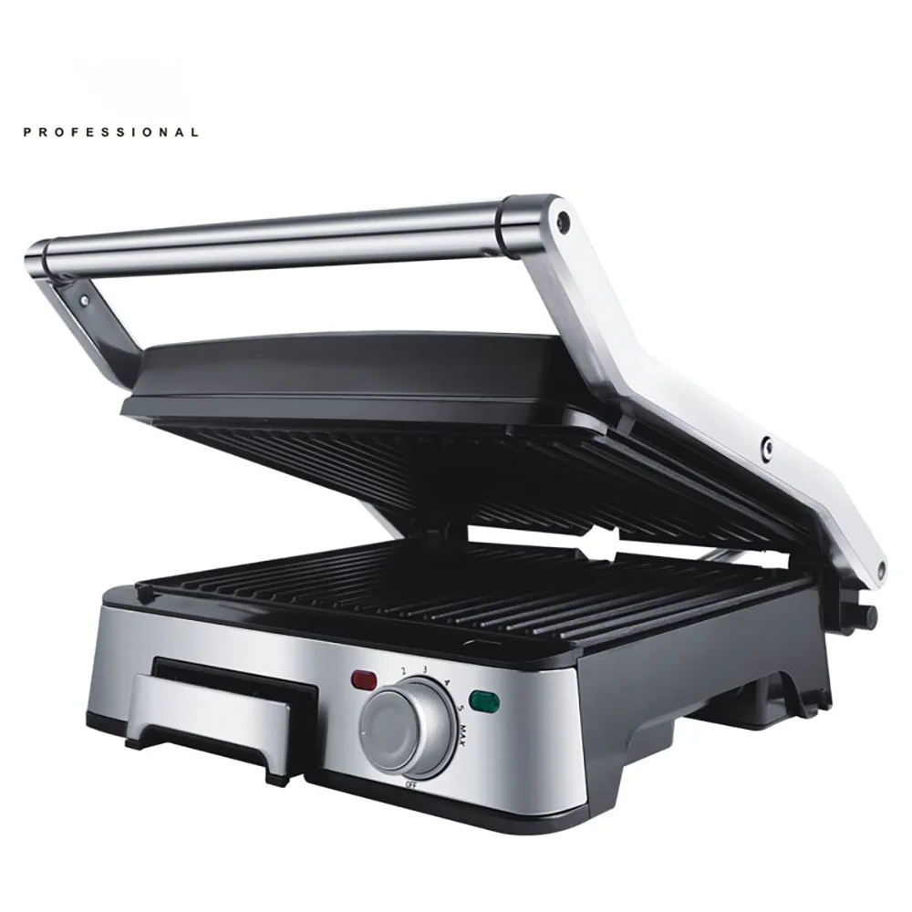 1800W Household Barbecue Oven Multifunctional Electric Grill Plate Light Oil, Low Smoke, and Non Sticky