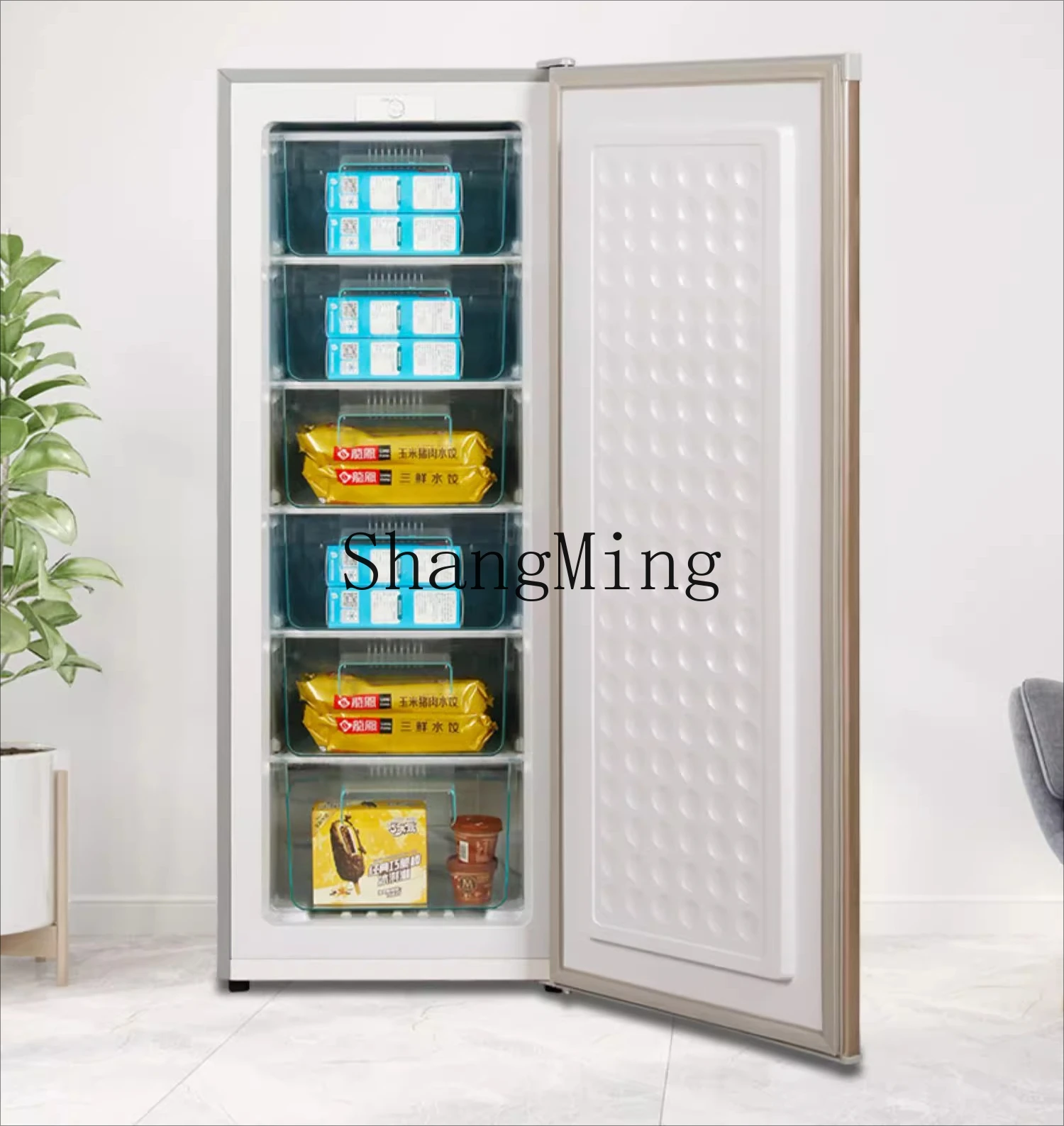 ZYY piccolo frigorifero congelato 180L congelatore a cassetto verticale piccolo risparmio energetico domestico