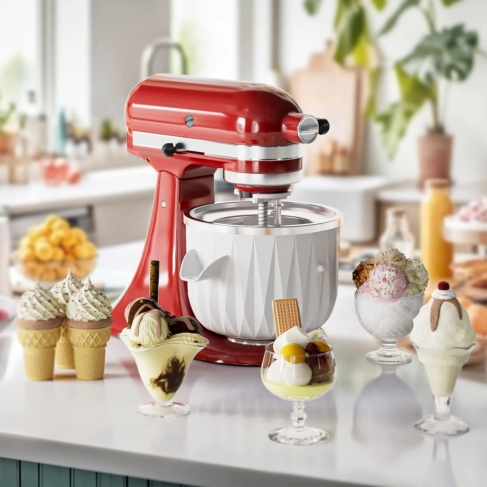 Ice Cream Maker Att…