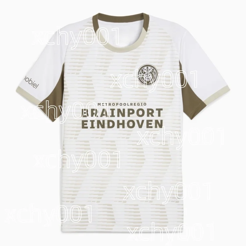 2026 Saison Eindhoven Fußballtrikot Unisex Sommer Kurzarm Fitness Training Schnelltrocknend Atmungsaktiv Alltag Familie Kinder T-Shirts – Detail 1
