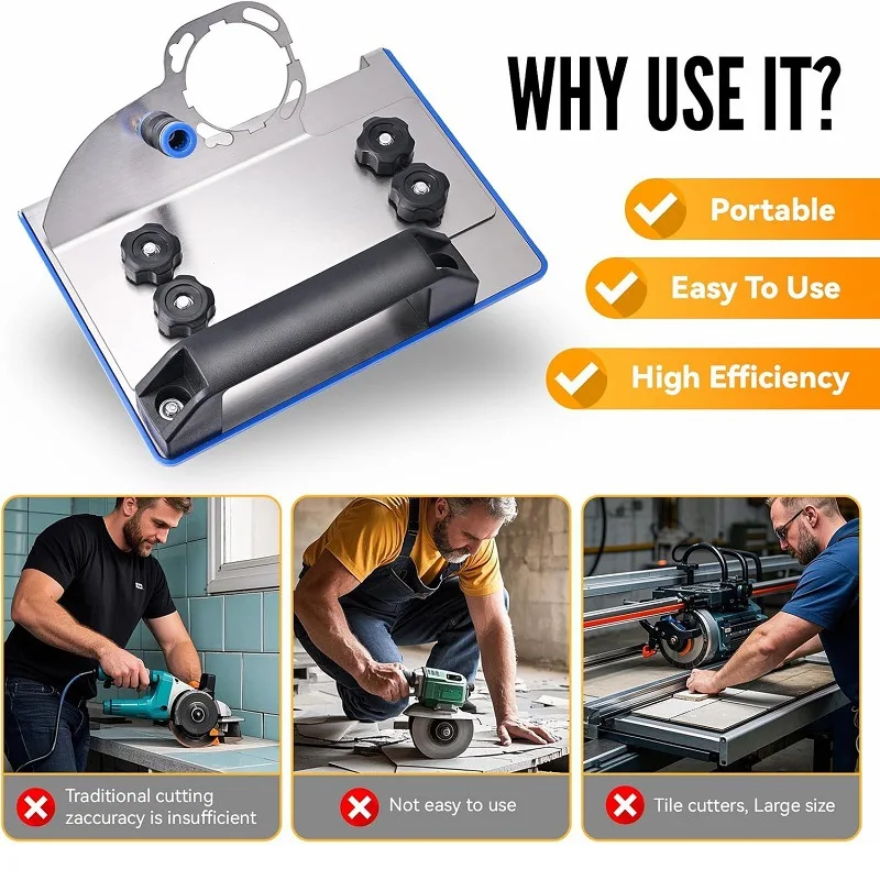 

Angle Grinder Stand for Tile 45 Degree Chamfer Cutting 45° Angle Tile Chamfering Tool for Cutting for Cutting Tile Ceramic Stone