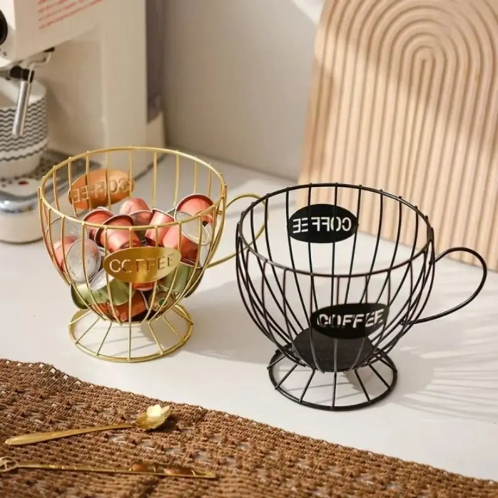Large Capacity Coffee Pod Holder Irregular Shape Storage Cup Coffee Capsule Holder Home Decoration Coffee Pod