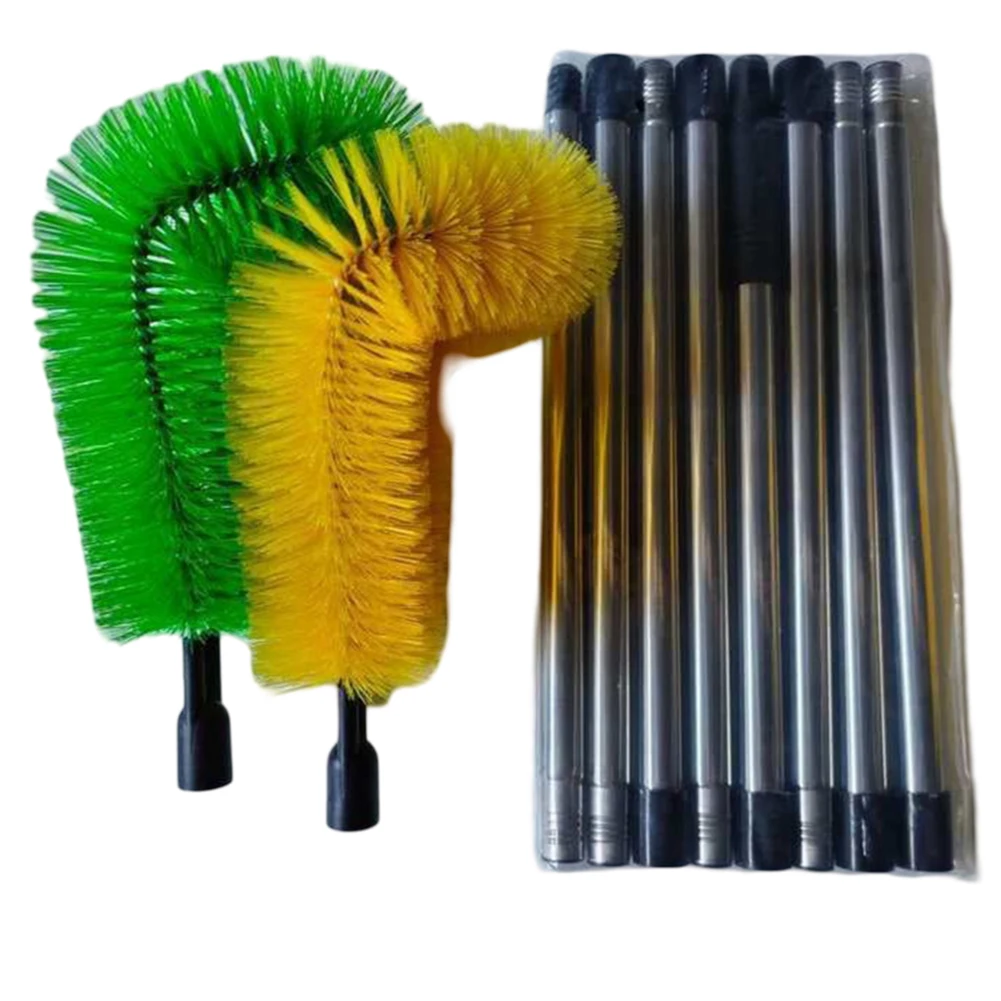 For Home Improvement Black Silver Yellow Green Adjustable Gutter Tool Adjustable Length Gutter Brush Home Maintenance