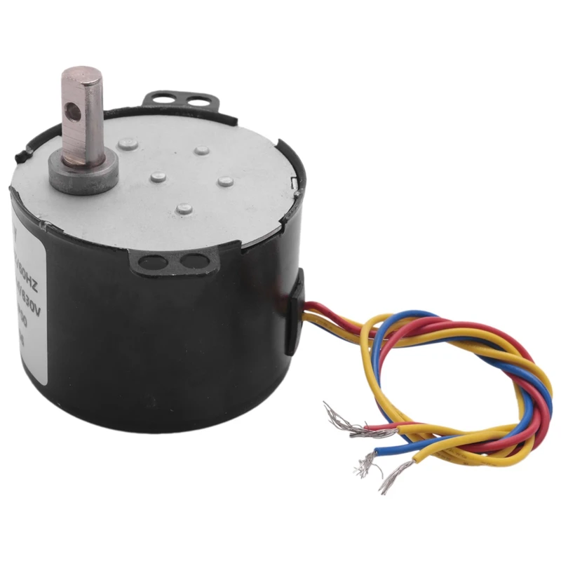 3X 50Ktyz Ac220v 10W 0.5A 2.5R/ Min Permanent Magnet Synchronous Motor Ac Gear Reduction Motor Cw / Ccw