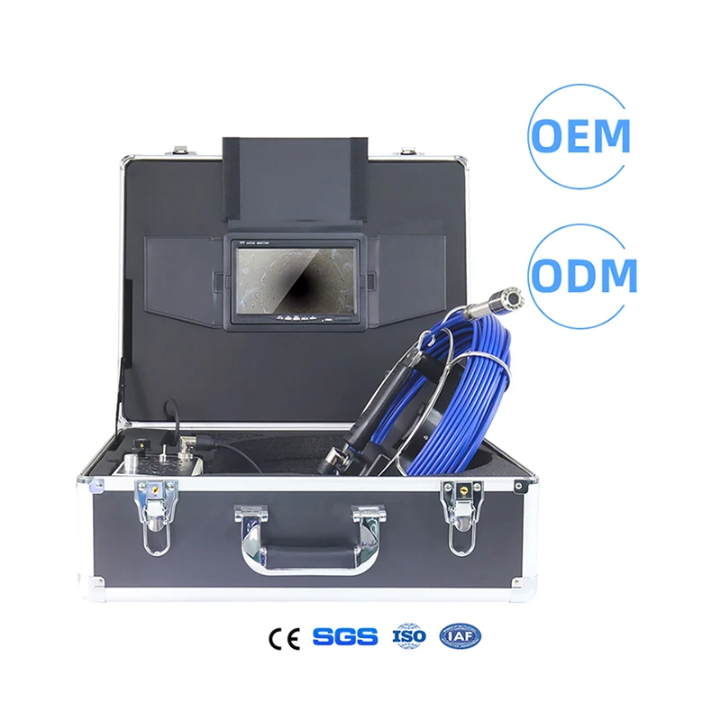 

Industrial Inspection Camera 7-14- 23MM Head 5-120M Cable 512hz Locator Sewer Endoscope Well Drain Pipe Inspection Camera