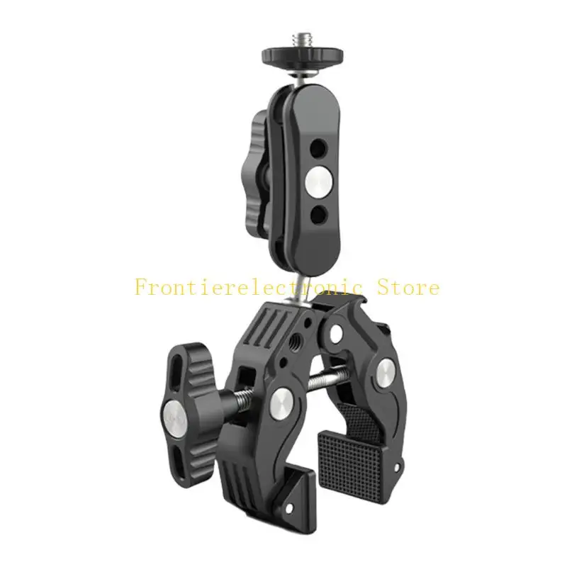 

G8DB 360 Degree Rotation Ballhead Clip Bracket BallHead Super Clamp Holder Clip
