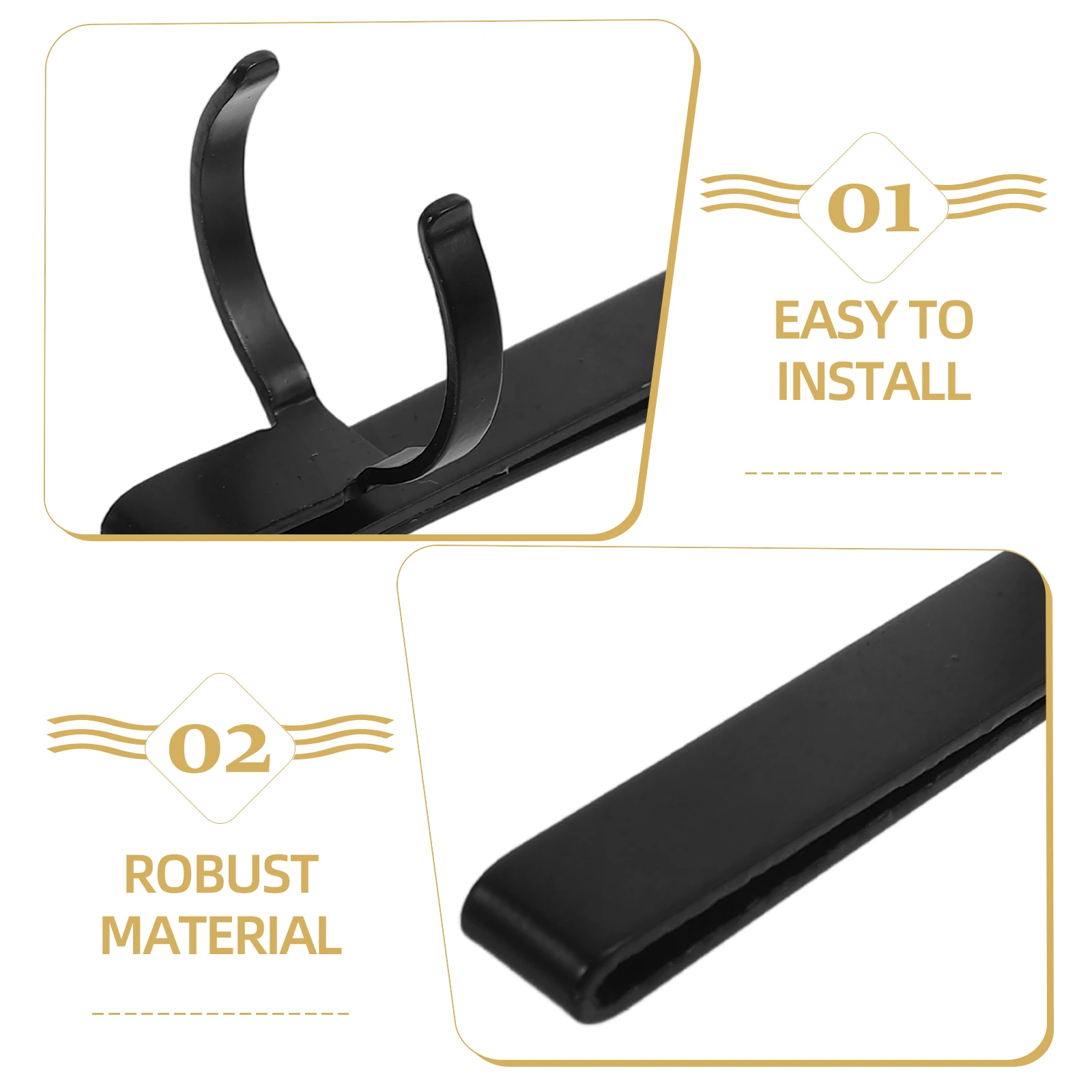

Heavy Duty Iron Flashlight Belt Clip Durable Slip-Resistant Pocket Clip Compatible S21A Waist Light Holder Tool Accessories For