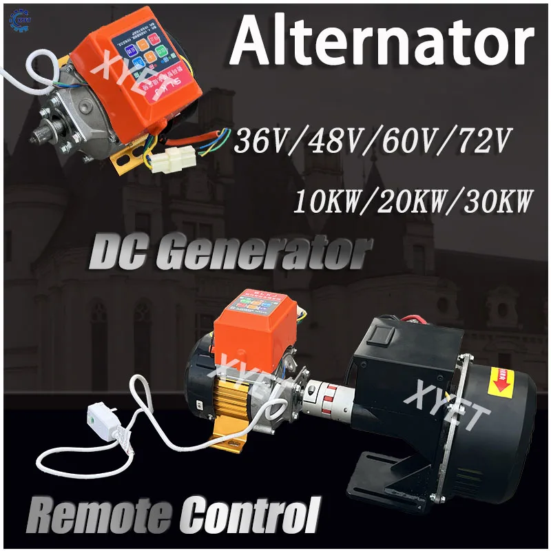 10000W Low Noise DC Generator Kit 36V 48V 60V Permanent Magnet Generator for Marine Farm Home Use Camping Outdoor Maglev Dynamo