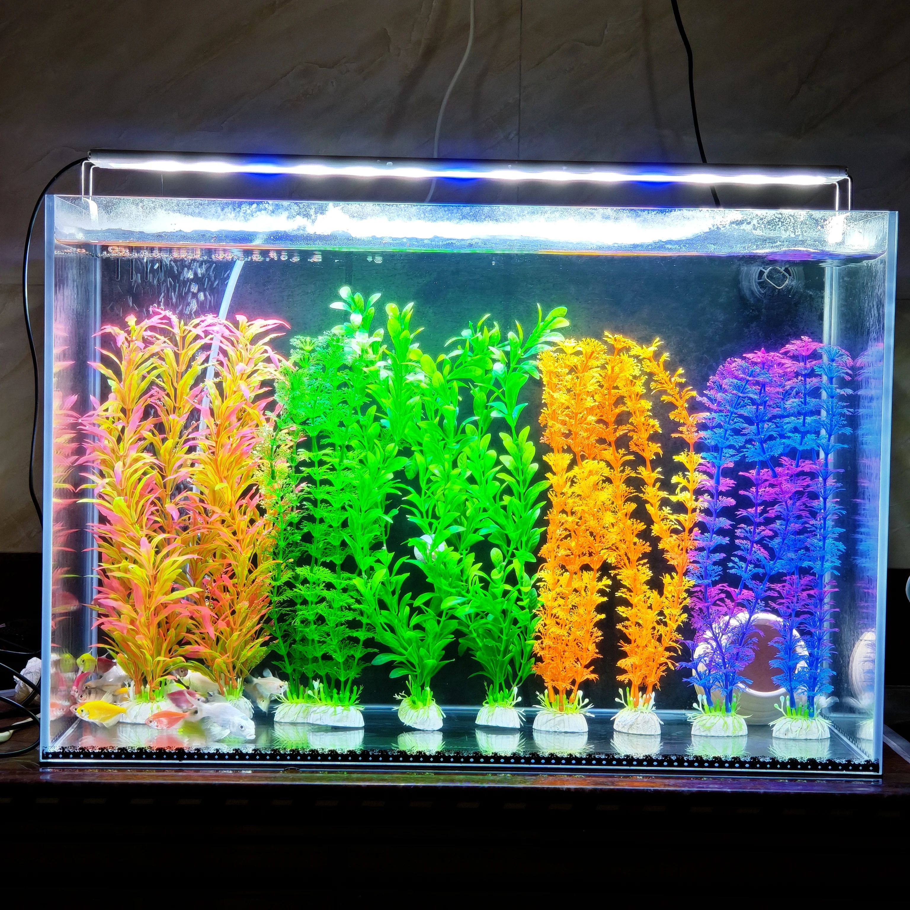 

Ornament Aquatic Water Weeds 10pcs 30cm Artificial Aquarium Decor Plants Accessories Decoration Plant Fish Tank Grass Pet Plant