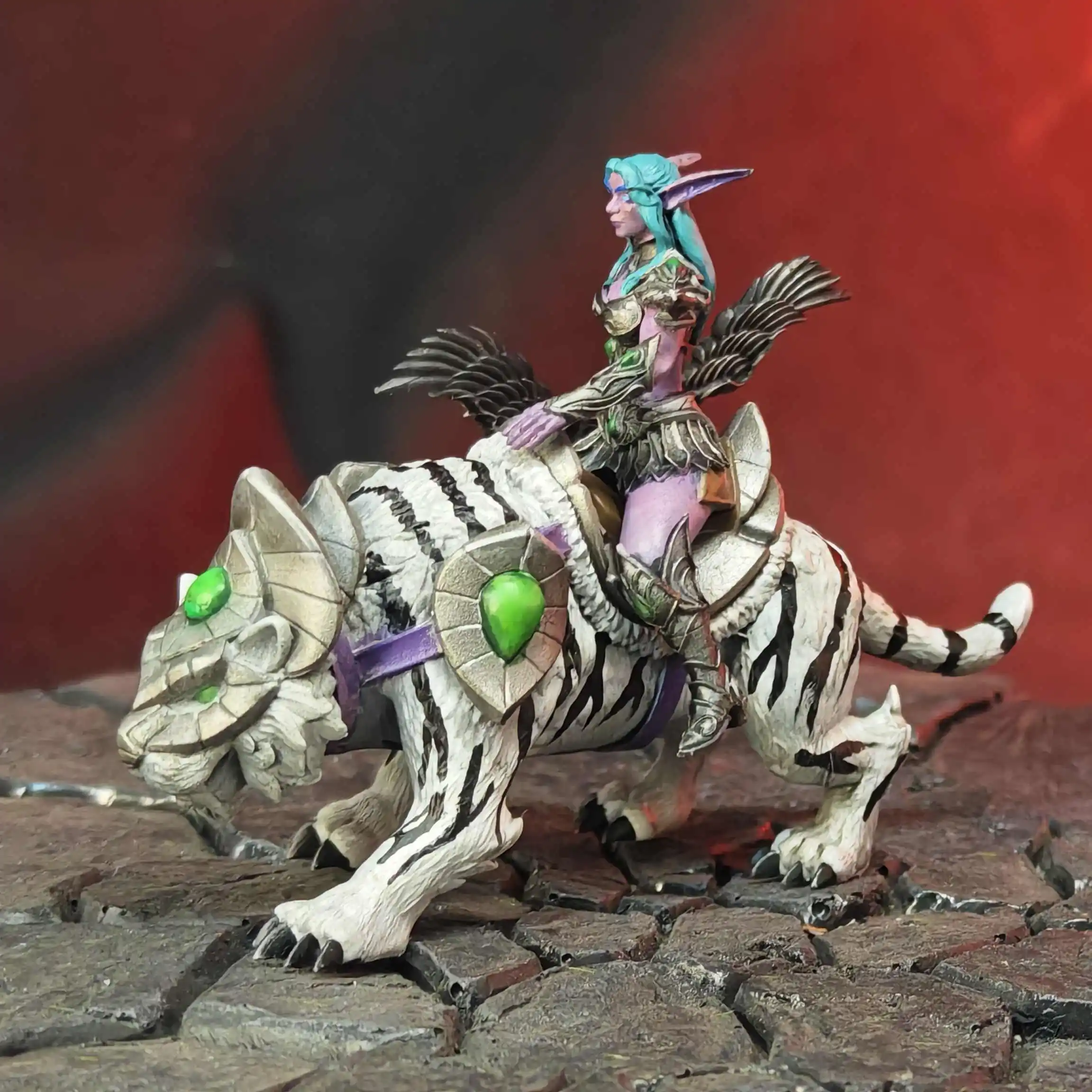 Traveling Kodo World of Warcraft figure model Miniature Wargaming Mount Resin Model Ornament