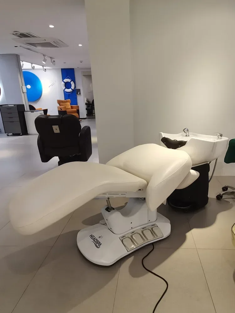 เก้าอี้เตียงแชมพูยกผมไฟฟ้า