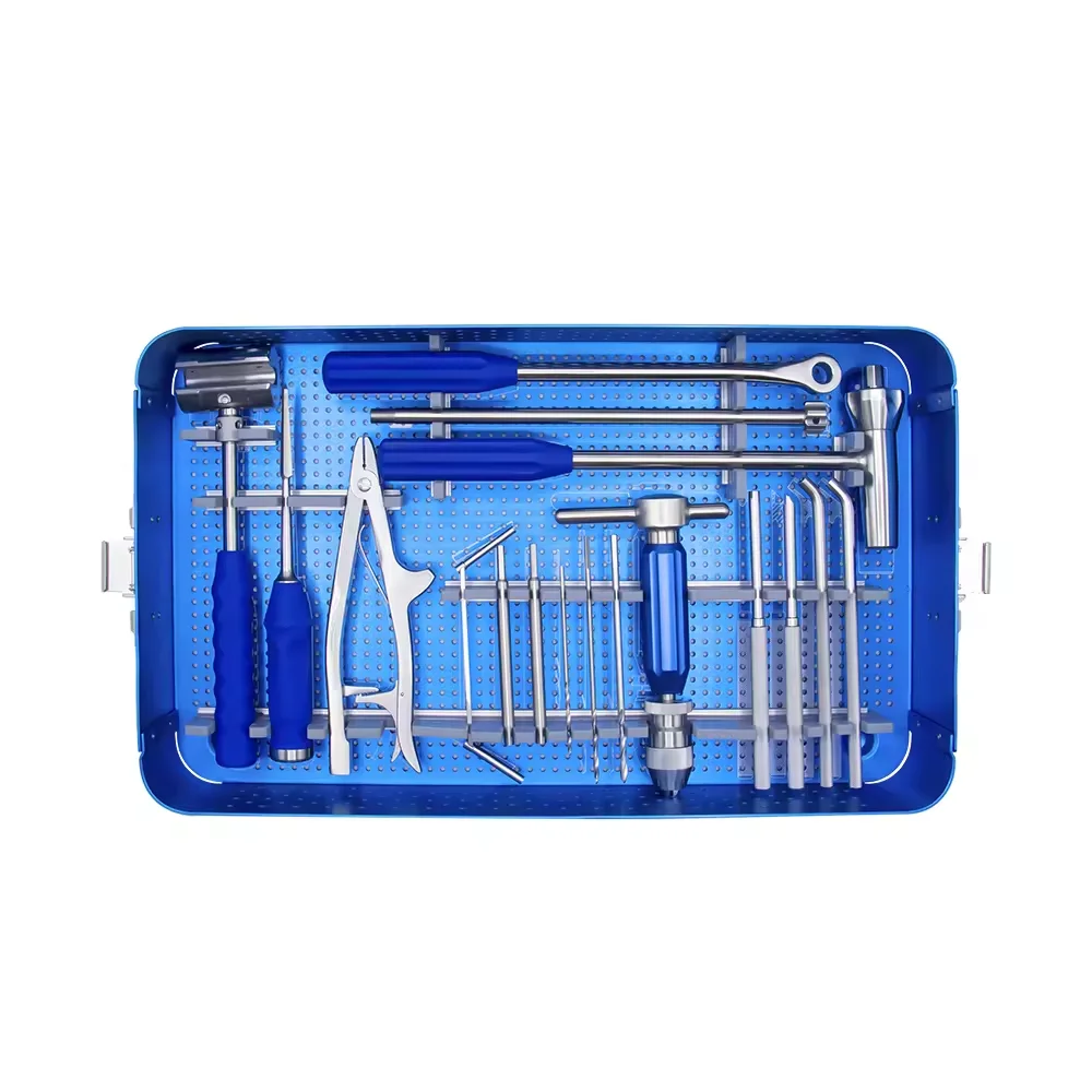 مجموعة الأدوات الطبية لجراحة الأعصاب والعمود الفقري العنقي وقاعدة المسمار لباديكل العمود الفقري