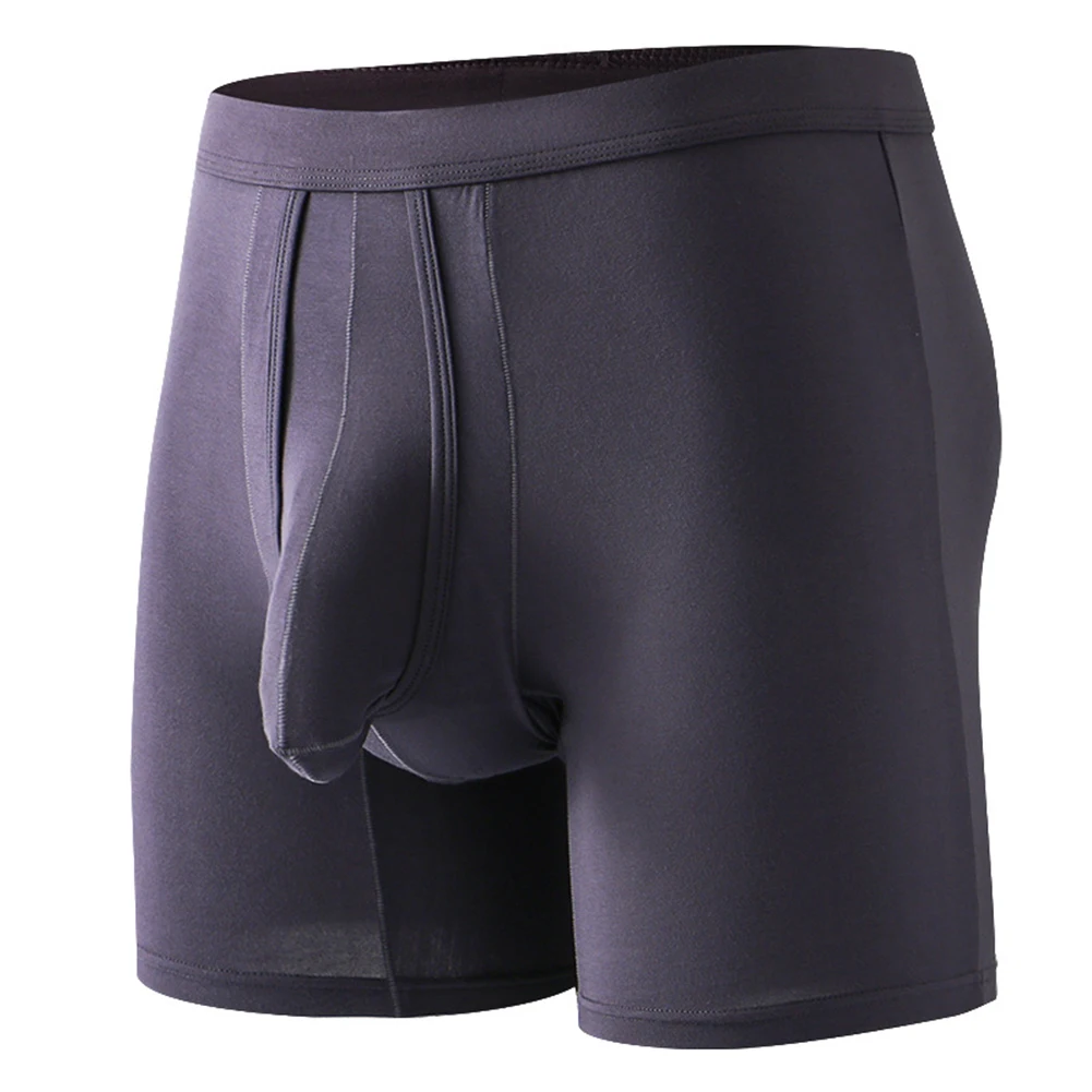 

Mens Elephant Nose Shorts U Convex Pouch Underwear Separate Ball Pouch Breathable Comfort Sport Trunks Homme