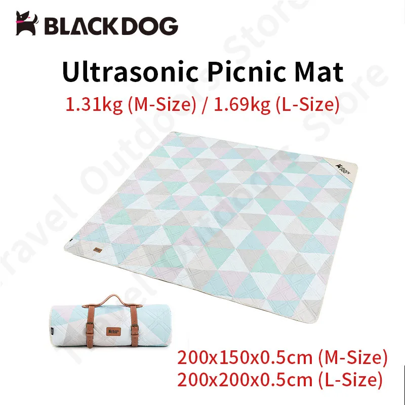 Naturehike Black Dog 2*1.5/2*2 ispessimento esterno impermeabile giardino Picnic Mat Pad portatile lavabile morbido tappetino da spiaggia tappetino da campeggio