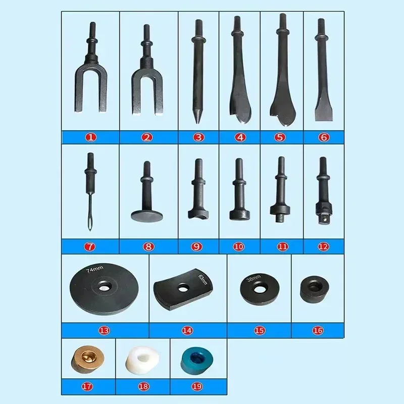 Top Quality First Sharing Good Things Multifunction Pneumatic Concrete Breaker Ball Joint Auto Repair Kit Remover Flat Chisel F